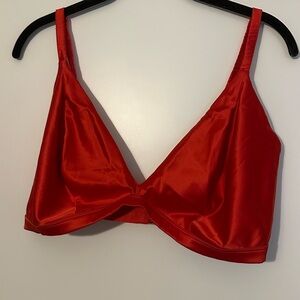 Parade Red Satin Coca Cola Bralette